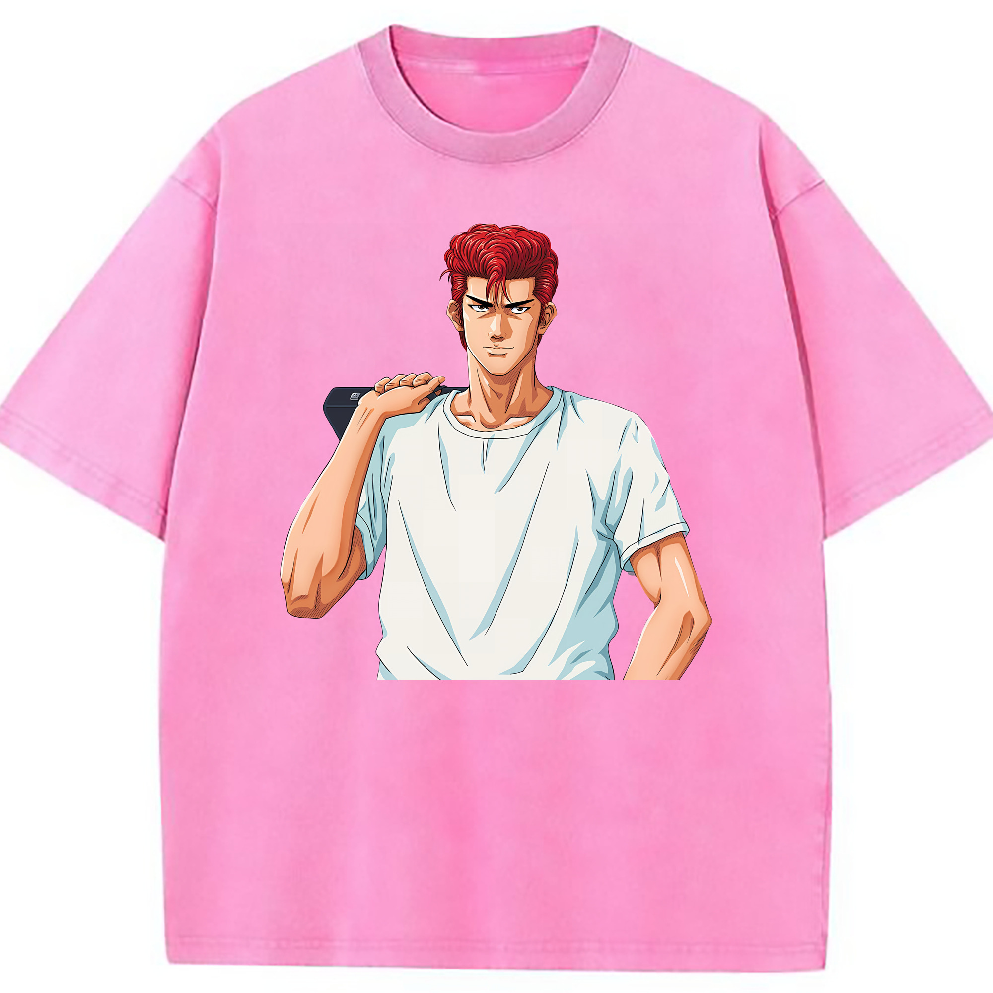 （画像用） SLAM DUNK／スラムダンク 綿100% ヴィンテージ風 半袖Tシャツ（フロントプリント）